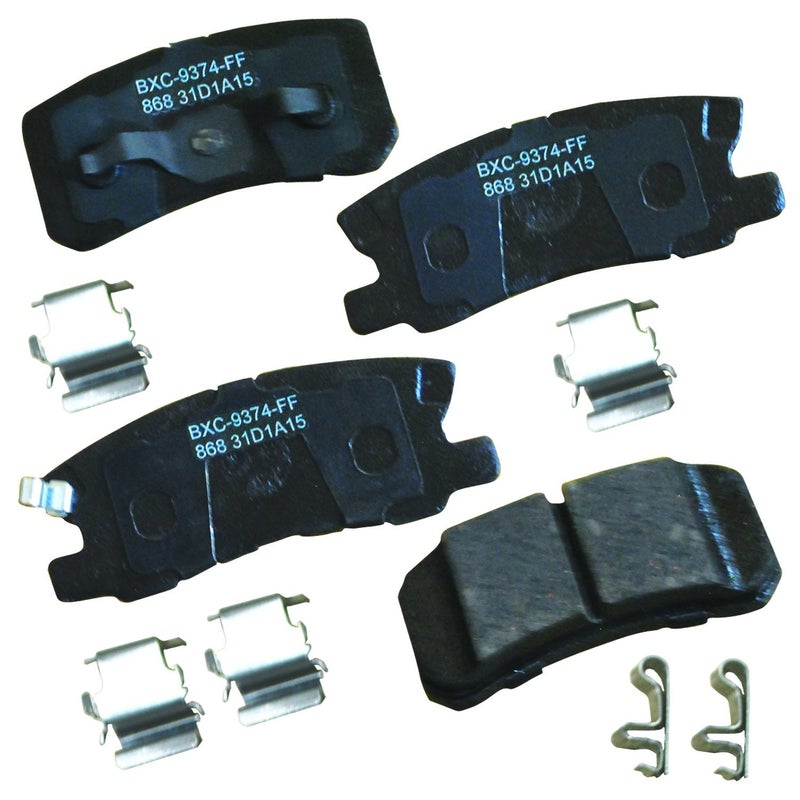 Bendix Premium SBC868 Ceramic Rear Brake Pads for Select Models Chrysler 200,Cirrus,Sebring,Dodge Avenger,Caliber,Jeep Compass,Patriot,Mitsubishi Endeavor,Grandis,Lancer,Montero,Outlander,Sport,RVR - Image 1
